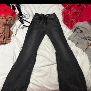 Boutique black bell bottoms